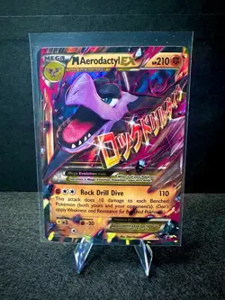 M Aerodactyl EX XY98 XY Black Star Promo Holo Pokemon TCG Card LP - Image 1
