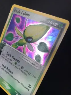 Dark Celebi 4/101 EX Hidden Legends set 2004 Pokemon holo rare card MP - Image 2