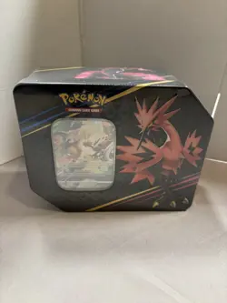 Pokemon TCG Crown Zenith Zapdos Tin Set New Sealed - Image 1