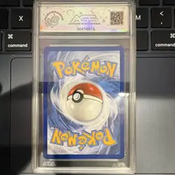 Pokemon 2020 Rayquaza SWSH029 Sword & Shield Promo Cosmos Holo Black Star AGS 10 - Image 2