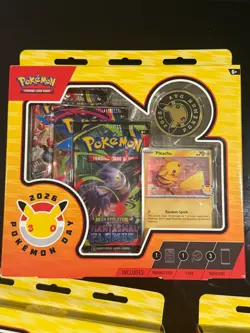 POKEMON TCG - POKEMON DAY 2026 COLLECTION -NEW, PIKACHU, PHANTASMAL FLAMES, X5 - Image 3
