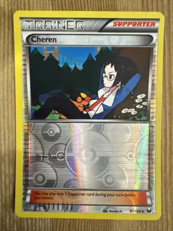 Cheren - 91/108 - Uncommon - Reverse Holo VLP, English Pokemon Dark Explorers - Image 1