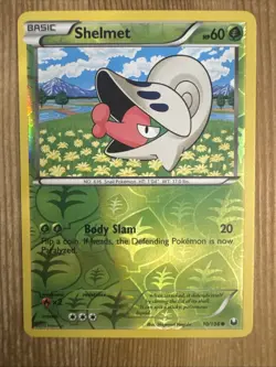 Shelmet - 10/108 - Common - Reverse Holo NM, English Pokemon Dark Explorers - Image 1