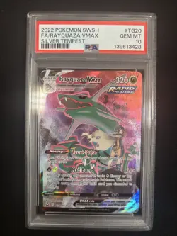 Rayquaza VMAX TG20/TG30 PSA 10 - 2022 Pokemon Silver Tempest Trainer Gallery - Image 1