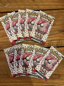 Lot of (10) Pokemon TCG Scarlet & Violet 151 Booster Packs NEW/SEALED English! - Image 1