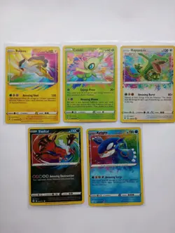 Pokemon Amazing Rares Vivid Voltage Rayquaza Kyogre Yvaltal Raikou Celebi NM - Image 1