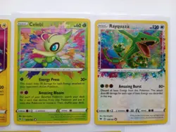 Pokemon Amazing Rares Vivid Voltage Rayquaza Kyogre Yvaltal Raikou Celebi NM - Image 3