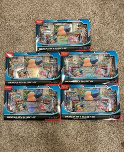 5 Pokemon Snorlex ex & Blissey ex Special Collection - Image 1