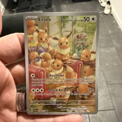 Eevee 188/167 Sv06: Twilight Masquerade Illustration Rare Pokemon TCG - Image 1