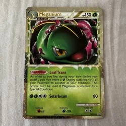 Pokemon Meganium (Prime) Promo HGSS08 HeartGold SoulSilver - Image 1