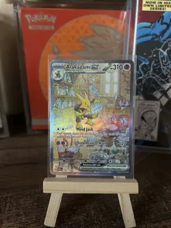 Pokemon TCG Alakazam EX 151 Scarlet & Violet 201/165 Special Illustration Rare - Image 2