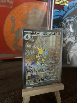 Pokemon TCG Alakazam EX 151 Scarlet & Violet 201/165 Special Illustration Rare - Image 3