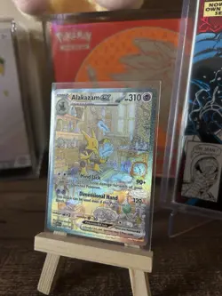 Pokemon TCG Alakazam EX 151 Scarlet & Violet 201/165 Special Illustration Rare - Image 4