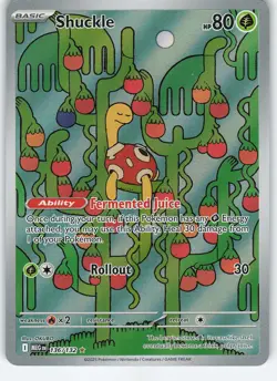 Shuckle - 136/132 Illustration Rare Holo ME01: Mega Evolution NM Pokemon - Image 1
