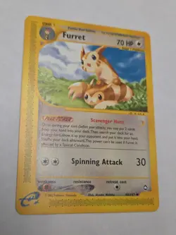 Pokemon TCG Furret 48/147 Aquapolis Uncommon NM - Image 2