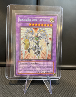 Elemental HERO Shining Flare Wingman CT03-EN004 Limited Edition Secret Rare LP - Image 3