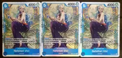 NEFELTARI VIVI 2026 One Piece EB03-024 SR Heroines Edition English Playset 3x - Image 1