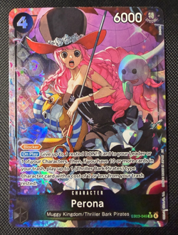 One Piece TCG Perona Alt Art EB03-045 Extra Booster Heroines Edition English NM - Image 1