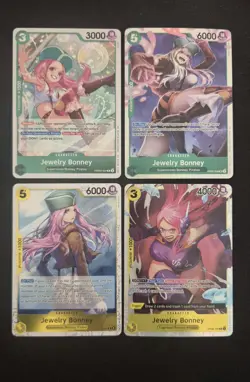 One Piece Bonney Lot Of 4 Jewelry Bonney Prb02-004 P-085 Op08-105 Op07-026 Foil - Image 1