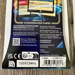Disney Lorcana The First Chapter Sleeved Blister Booster Packs Sealed x2 Dif Art - Image 3