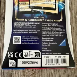 Disney Lorcana The First Chapter Sleeved Blister Booster Packs Sealed x2 Dif Art - Image 4