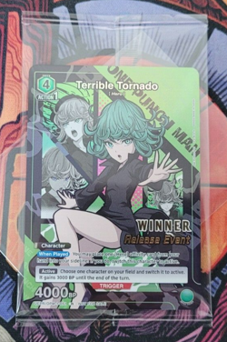 Terrible Tornado Winner Union Arena Card Promo OPM-1-051 One Punch Man SEALED - Image 1