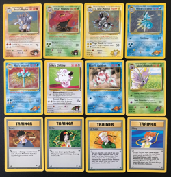 Gym Heroes Set Pokemon cards 12 holo/rare Rhydon Vileplume Seadra Tentacruel - Image 1