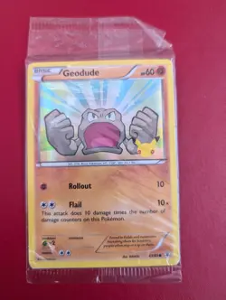 Geodude 43/83 Holo GAME Promo Pokemon Card Sealed! - Image 1