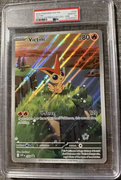 Pokemon Victini 208 Jumbo Promo Holo Oversized Card PSA 10 English 2025 - Image 1