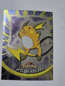 #26 Raichu 1999 Topps Pokemon Card Series 1 TV Animation - Image 1