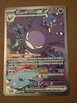 Team Rockets Crobat EX Sir Holo Card 234/182 Destined Rivals Series NM - Image 1