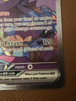 Team Rockets Crobat EX Sir Holo Card 234/182 Destined Rivals Series NM - Image 3