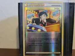 Judge 78/95 LP Uncommon Reverse Holo Foil Vintage HGSS Unleashed Pokemon Card - Image 1