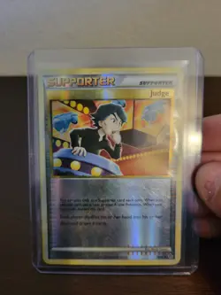 Judge 78/95 LP Uncommon Reverse Holo Foil Vintage HGSS Unleashed Pokemon Card - Image 4