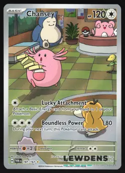 Chansey - 187/167 - Illustration Rare - Twilight Masquerade - Pokemon Card - Image 1