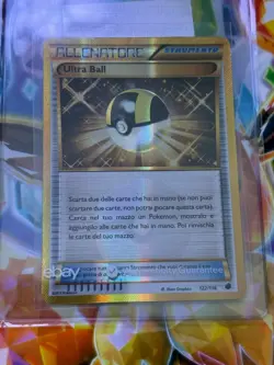Pokemon TCG Ultra Ball Plasma Freeze 122/116 Secret Rare Card Gold Italian - Image 1