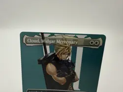 CLOUD, MIDGAR MERCENARY (BORDERLESS) MAGIC THE GATHERING FINAL FANTASY FOIL 0375 - Image 2