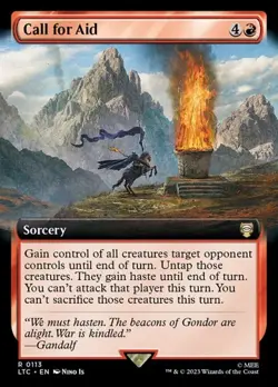 Call for Aid - Extended Art LTC NM MTG - Image 1