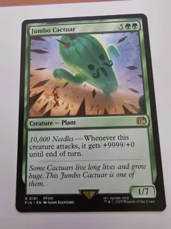 Jumbo Cactuar #191 Final Fantasy MTG - Image 1
