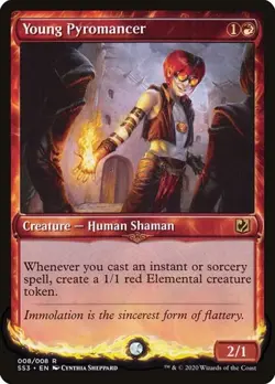 Young Pyromancer - Foil Signature Spellbook: Chandra LP MTG - Image 1
