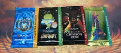 Magic the Gathering Collector Booster 4 Pack Lot New/Sealed - Aetherdrift - Image 1