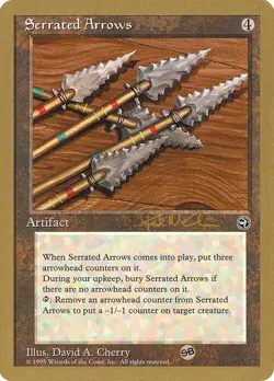 Magic The Gathering MTG SERRATED ARROWS WCD 1997: Paul McCabe NM Near Mint - Image 1