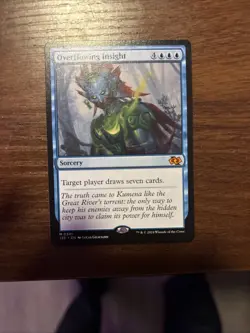 Overflowing Insight 0341 Non Foil Mythic Foundations Jumpstart MTG Near Mint - Image 1