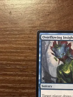 Overflowing Insight 0341 Non Foil Mythic Foundations Jumpstart MTG Near Mint - Image 5