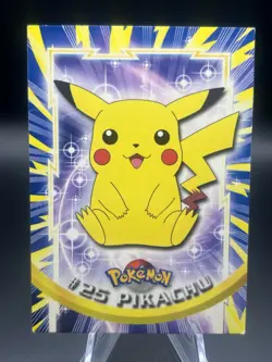 Pikachu #25 TOPPS Pokemon TV Animation Series - Image 1