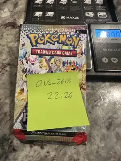 22.26g! HEAVY -Pokemon Prismatic Evolution Booster Pack -Possible GODU - Image 3