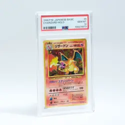 1996 Pokemon Base Set Japanese #6 Charizard Holo PSA 10 - Image 2
