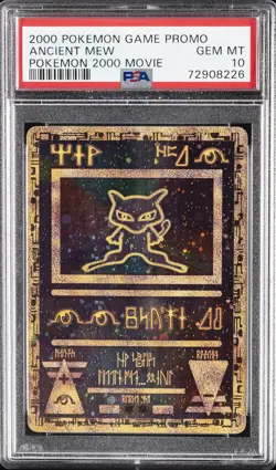 2000 POKEMON GAME MOVIE POKEMON 2000 MOVIE ANCIENT MEW PSA 10 - Image 1
