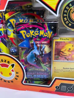 Pokemon TCG Pokemon Day 2026 Collection Box – Pikachu Promo – Sealed IN HAND - Image 2
