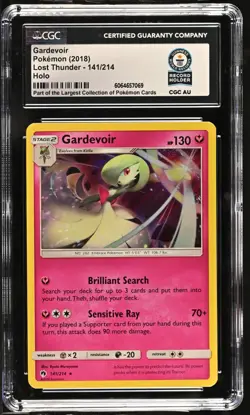 Pokemon - Gardevoir - Lost Thunder - #141 - 1 of 1 - CGC World Record - Image 1